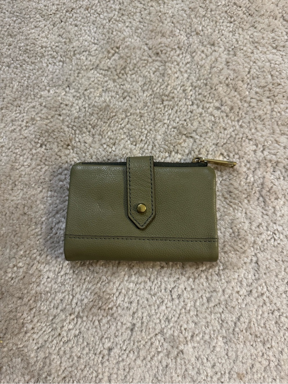 Fossil Lainie Multifunction - Pebbled Olive Green Leather